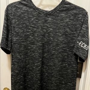 Marc Ecko Cut & Sew Mens XL V Neck T Shirt Black/Gray (New W/ Tags)